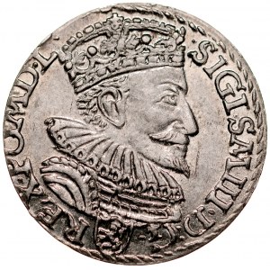 Zygmunt III 1587-1632, Trojak 1594, Malbork.