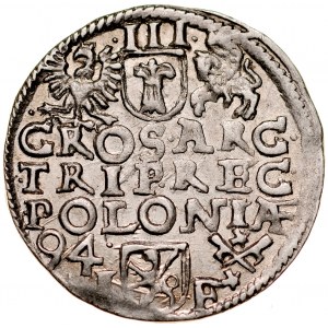 Zygmunt III 1587-1632, Trojak 1594, Poznań.