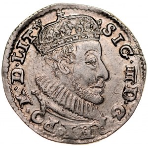 Zygmunt III 1587-1632, Trojak 1590, Olkusz.