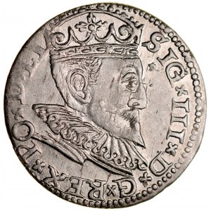 Zygmunt III 1587-1632, Trojak 1594, Ryga.