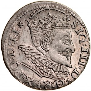 Zygmunt III 1587-1632, Trojak 1594, Ryga.