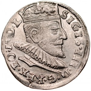 Zygmunt III 1587-1632, Trojak 1592, Wilno.