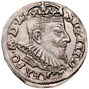 Zygmunt III 1587-1632, Trojak 1593, Wilno.