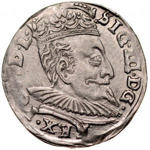 Zygmunt III 1587-1632, Trojak 1596, Wilno.