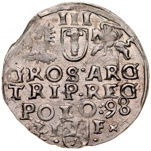 Zygmunt III 1587-1632, Trojak 1598, Wschowa.