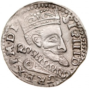 Zygmunt III 1587-1632, Trojak 1601, Lublin.