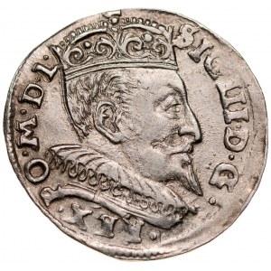 Zygmunt III 1587-1632, Trojak 1595, Wilno.