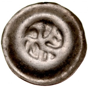 Władysław Łokietek 1306/1320-1333, Księstwo Sandomierskie ok. 1320 r. lub Wielkopolska, książęta głogowscy (Henryk Głogowski?) w latach 1306-1314, Av.: Orzeł kroczący w lewo.