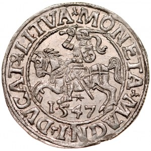 Zygmunt II August 1545-1572, Półgrosz 1547, Wilno.