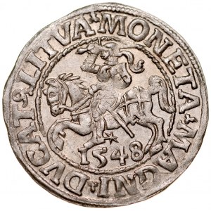 Zygmunt II August 1545-1572, Półgrosz 1548, Wilno.