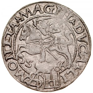 Zygmunt II August 1545-1572, Grosz na stopę polską 1566, Wilno.