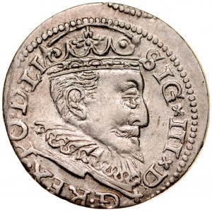 Zygmunt III 1587-1632, Trojak 1595, Ryga.