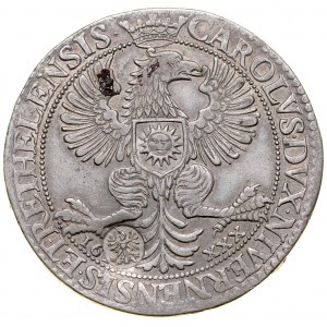 Śląsk, Kontrmarka ze śląskim orłem?, 30 sols 1614, Karol I Gonzaga