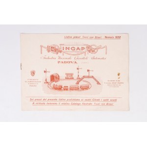 Ingap, Price List, January 1932, 1932
