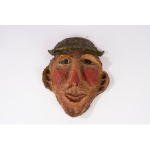 Mr. Bonaventura, Papier-mâché Mask, 1940s
