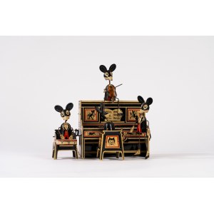 Louis Marx &amp; Co., MERRYMAKERS Mouse Orchestra, 1930s