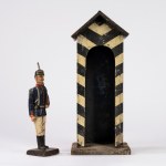 Lineol, Wachposten mit Wachhäuschen, 1920er Jahre