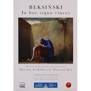 Beksiński, *In hoc signo vinces*, Museum of the Archdiocese of Warsaw, 2018 (exhibition poster)