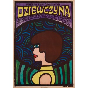 proj. Andrzej KRAJEWSKI (1933-2018), Dziewczyna, 1968