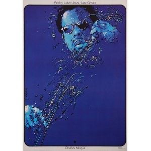 proj. Waldemar ŚWIERZY (1931-2013), Wielcy Ludzie Jazzu, Charles Mingus, 1981