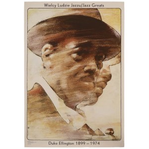 by Waldemar ŚWIERZY (1931–2013), Great Figures of Jazz, Duke Ellington, the 1980s