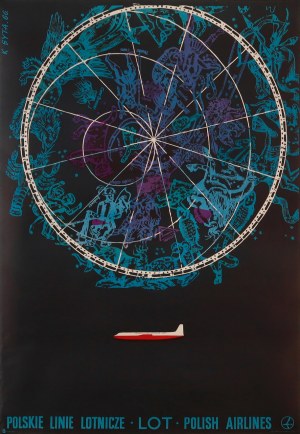 proj. Karol SYTA (1931-2017), Polskie Linie Lotnicze LOT, 1966