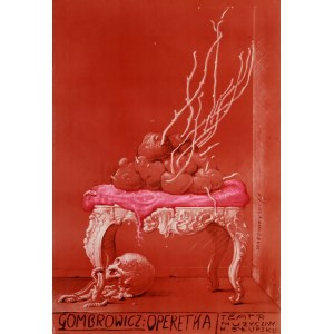 proj. Franciszek STAROWIEYSKI (1930-2009), Gombrowicz: Operetka. Teatr Muzyczny w Słupsku, 1977