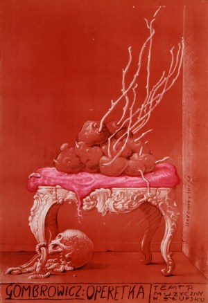 proj. Franciszek STAROWIEYSKI (1930-2009), Gombrowicz: Operetka. Teatr Muzyczny w Słupsku, 1977