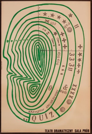 proj. Franciszek STAROWIEYSKI (1930-2009), Quiz, 1965