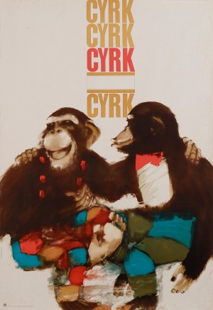 proj. Maciej URBANIEC (1925-2004), Cyrk, 1972