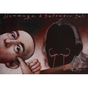 by Mieczysław GÓROWSKI (b. 1941), Hommage a Salvador Dali, 1999