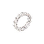 Eternity wedding band, contemporary