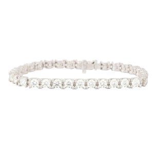Tennis-style bracelet, contemporary