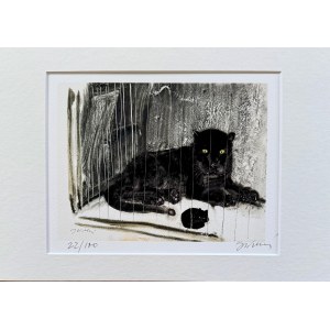 Józef Wilkoń (b. 1930), The Black Panther