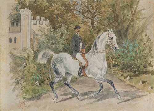 Juliusz Kossak, PORTRET ORDYNATA SIEMIEŃSKIEGO-LEWICKIEGO, ok. 1890