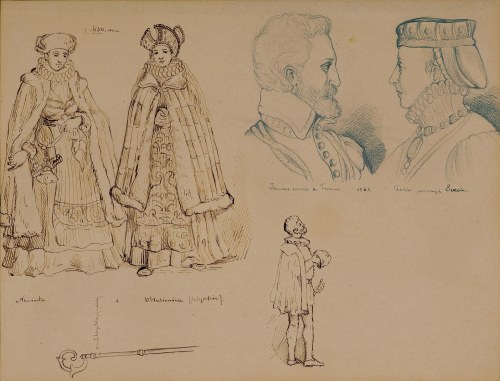 Jacek Malczewski, KARTA ZE SZKICOWNIKA