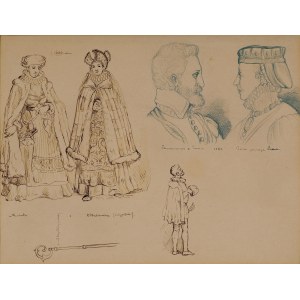 Jacek Malczewski, A PAGE FROM THE SKETCHBOOK