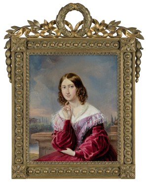 Jan Nepomucen Głowacki, PORTRET MŁODEJ DAMY, 1842