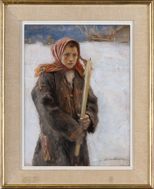 Teodor Axentowicz, DZIEWCZYNA Z GROMNICĄ