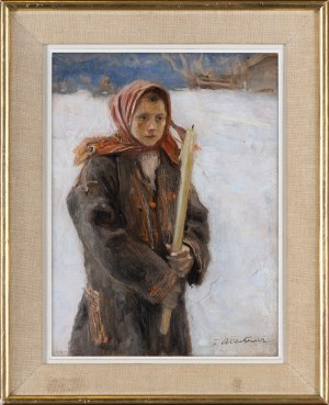 Teodor Axentowicz, DZIEWCZYNA Z GROMNICĄ