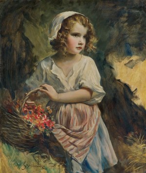 Bolesław Szańkowski, PORTRET CÓRKI HELENY, ok. 1916