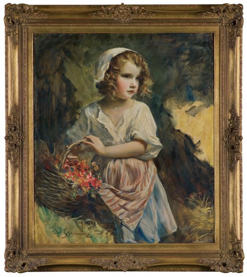 Bolesław Szańkowski, PORTRET CÓRKI HELENY, ok. 1916