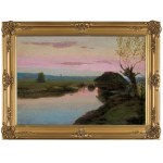 Wiktor Korecki, SUNSET OVER THE MILL, ca. 1930