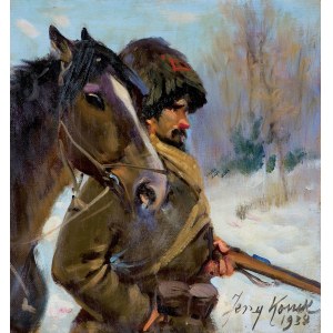 Jerzy Kossak, UN KOZAK À CHEVAL, 1938