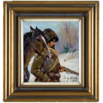 Jerzy Kossak, UN KOZAK À CHEVAL, 1938