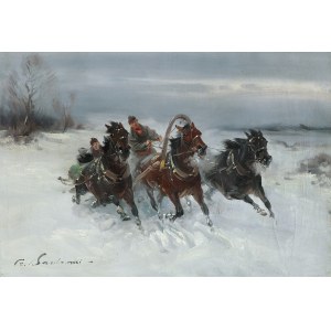 Czesław (I. Zygmuntowicz) Wasilewski, TROJKA V ZIMNÍ KRAJINĚ