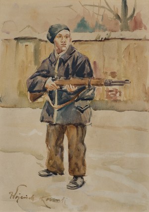 Wojciech Kossak, ORLĄTKO LWOWSKIE, ok. 1930