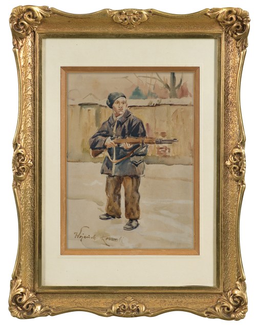 Wojciech Kossak, ORLĄTKO LWOWSKIE, ok. 1930