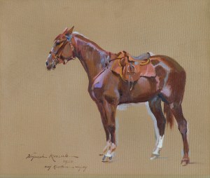 Wojciech Kossak, MÓJ KASZTAN, 1920