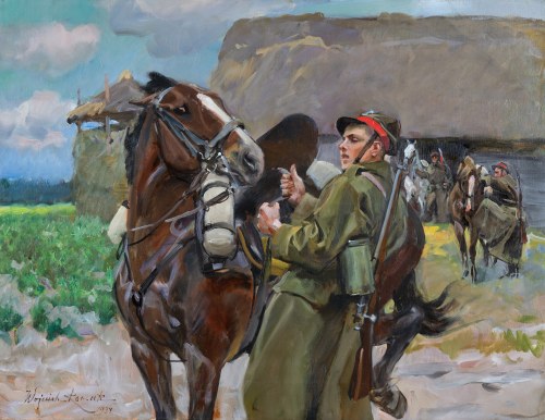 Wojciech Kossak, NIEPOROZUMIENIE, 1937